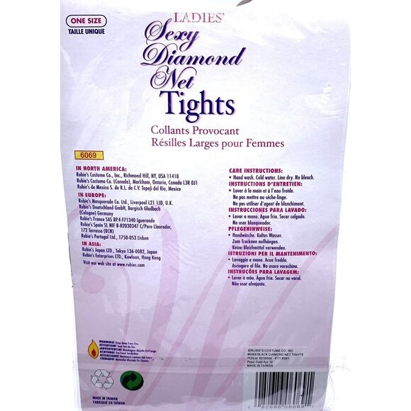 Sexy Diamond Net Fishnet Stockings Red Wide Knit Cosplay Pantyhose Costume - Picture 5 of 6